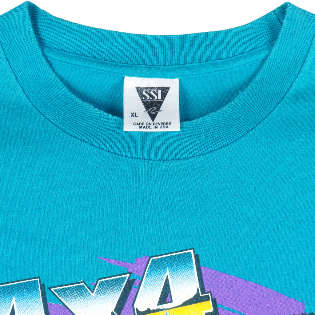 Vintage (SSI) - 4x4 Traction Action Single Stitch T-Shirt 1992 X-Large Vintage Retro