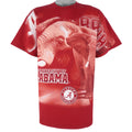 NCAA - Alabama Crimson Tide Big Logo AOP T-Shirt 1990s X-Large Vintage Retro College