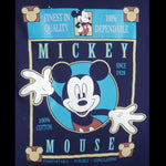 Disney - Mickey Mouse Finest In Quality T-Shirt 1990s X-Large Vintage Retro