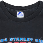 Starter - New York Rangers Stanley Cup Champions T-Shirt 1994 X-Large Vintage Retro Hockey