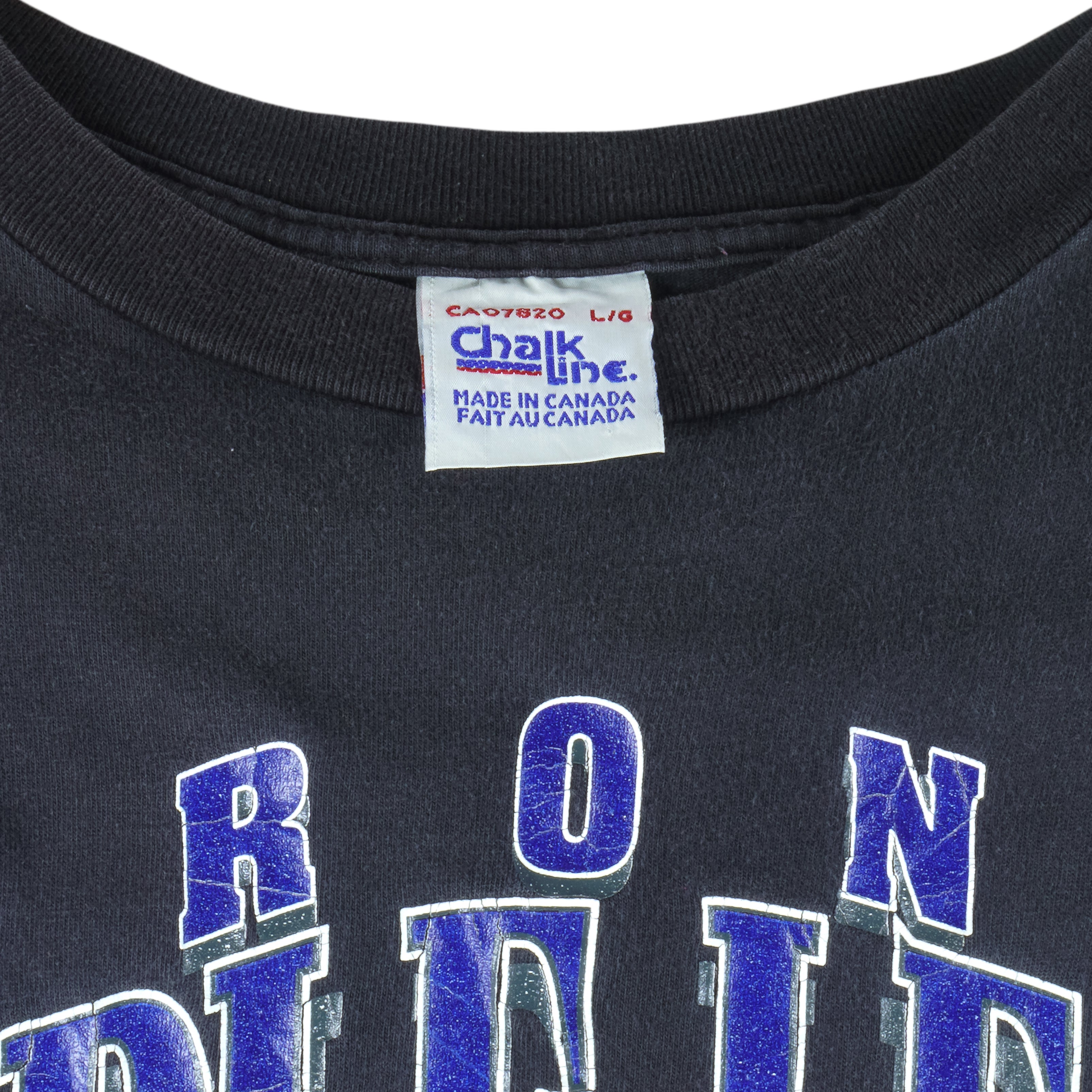 NHL (Chalk Line) - Toronto Maple Leafs Single Stich T-Shirt 1994 Large Vintage Retro Hockey