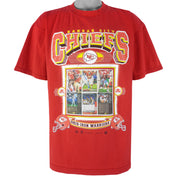 NFL (Sport Attack) - Kansas City Chiefs Grid-Iron Warriors T-Shirt 1996 X-Large Vintage Retro Football