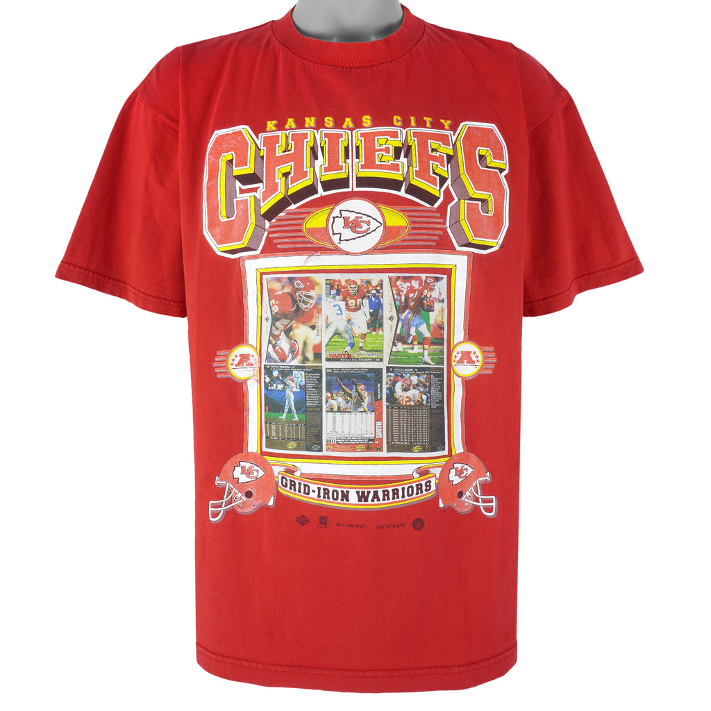 NFL (Sport Attack) - Kansas City Chiefs Grid-Iron Warriors T-Shirt 1996 X-Large Vintage Retro Football