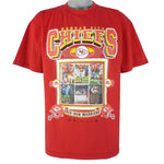 NFL (Sport Attack) - Kansas City Chiefs Grid-Iron Warriors T-Shirt 1996 X-Large Vintage Retro Football