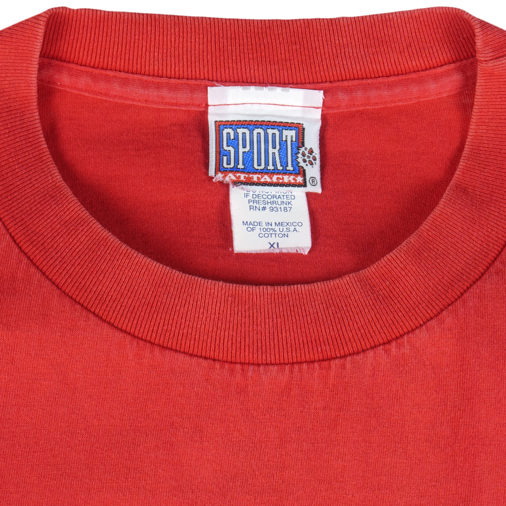 NFL (Sport Attack) - Kansas City Chiefs Grid-Iron Warriors T-Shirt 1996 X-Large Vintage Retro Football