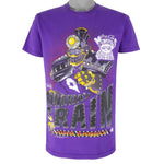 NFL (League Leader) - Minnesota Vikings Runaway Train T-Shirt 1994 Medium Vintage Retro Football