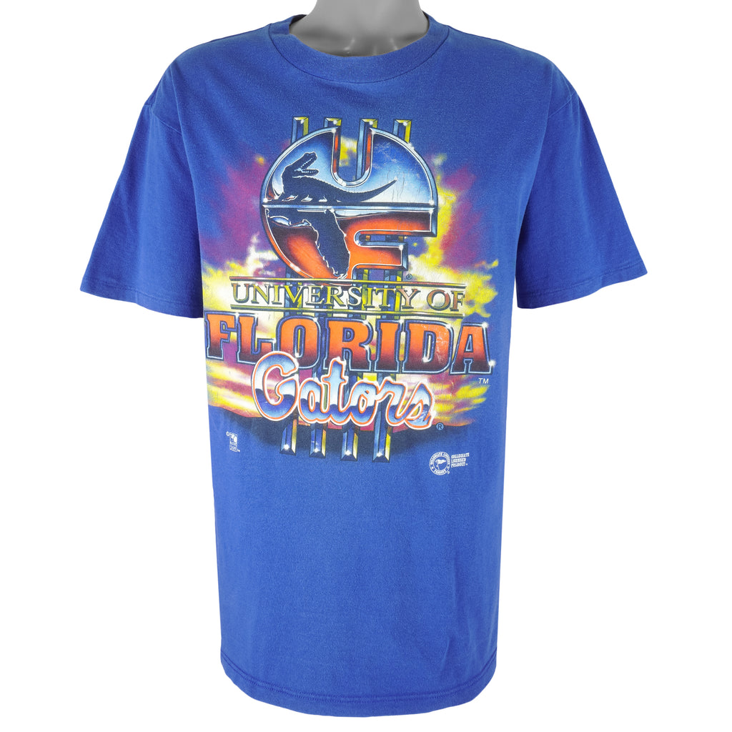 NCAA (Native Sun) - University of Florida Gators Single Stitch T-Shirt 1990s Large Vintage Retro College