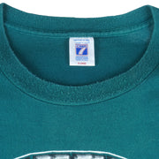 NFL (Logo 7) - Philadelphia Eagles Single Stitch T-Shirt 1996 X-Large Vintage Retro Football