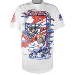Vintage (Bulletin Athletic) - Hockey Team Canada All Over Print T-Shirt 1992 X-Large