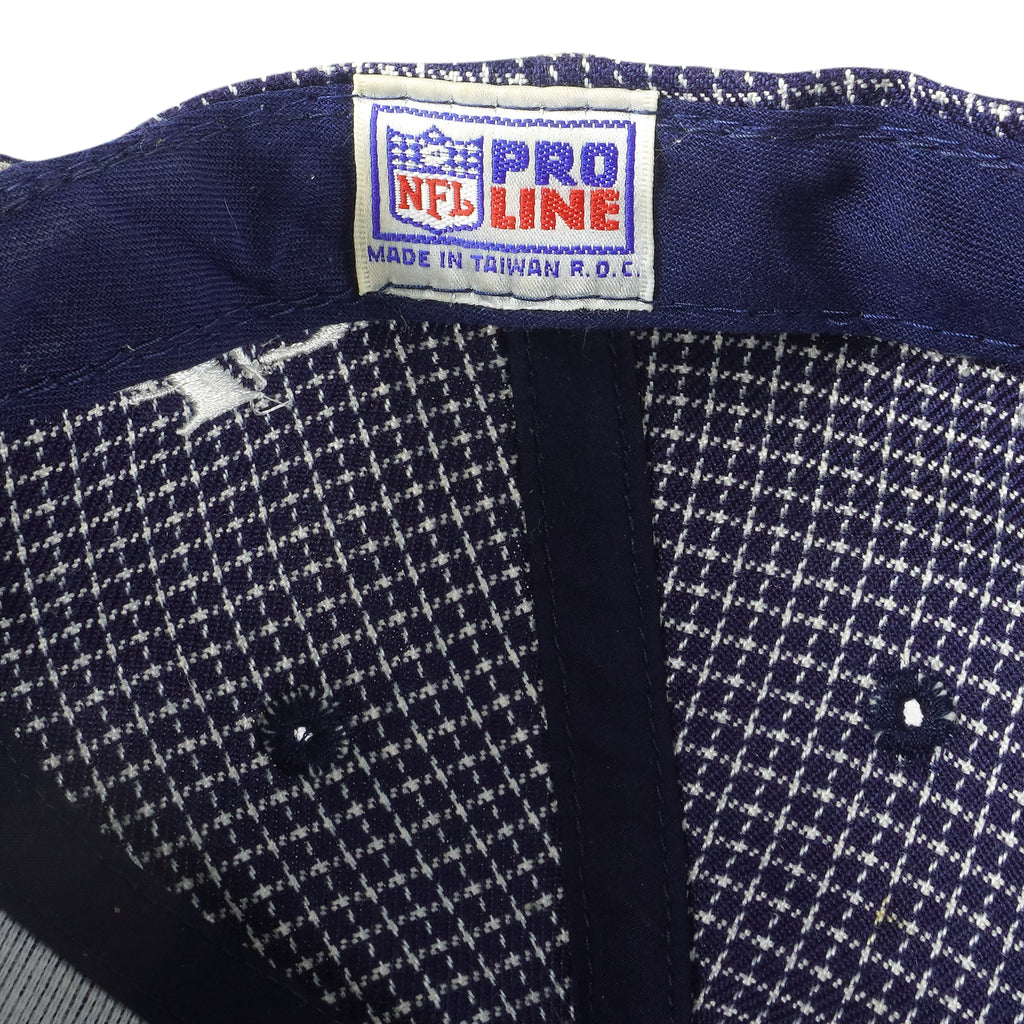 NFL (Logo Athletic) - Denver Broncos Embroidered Plaid Snapback Hat 1990s OSFA