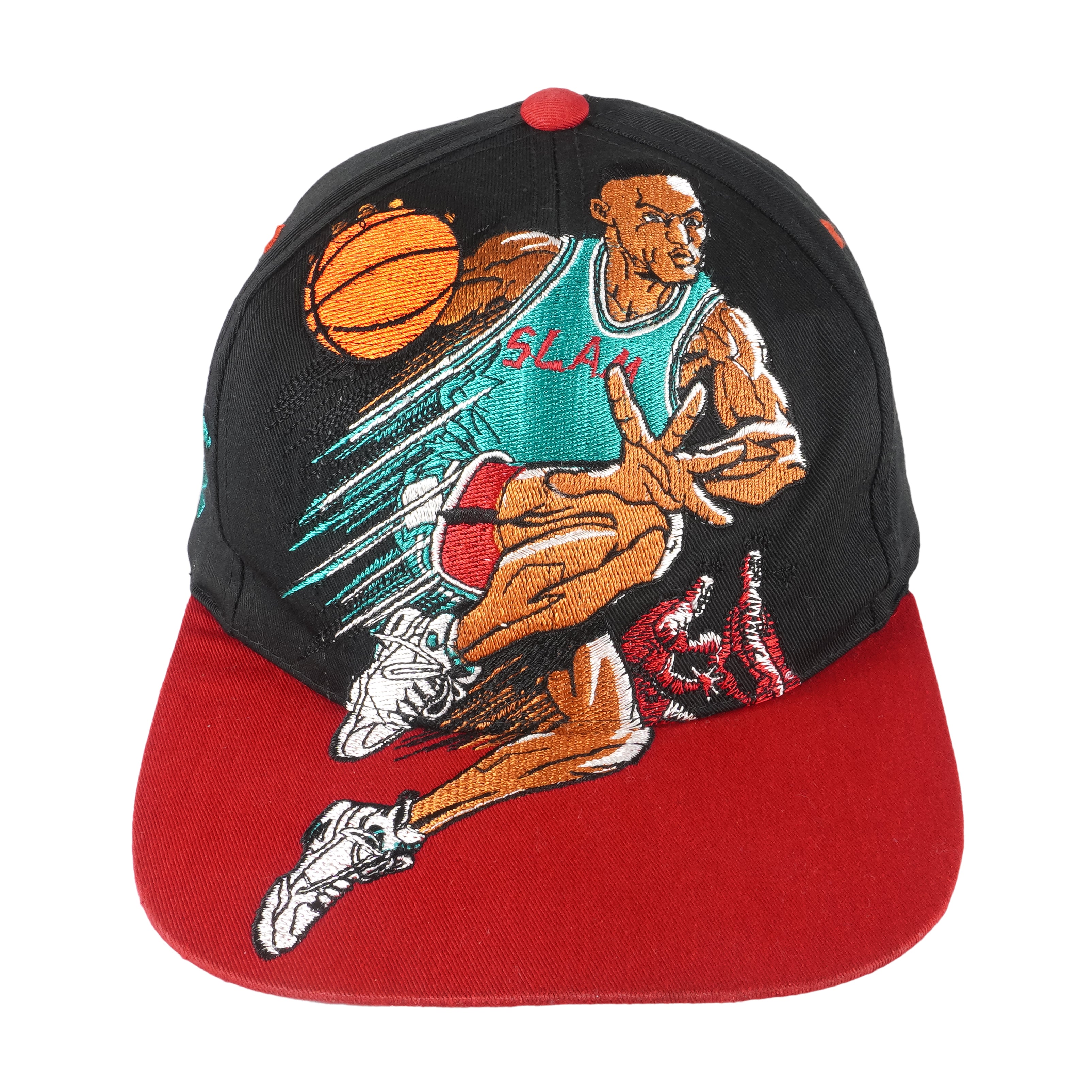 Vintage (Premore) - Slam Dunk Tomahawks Snapback Hat 1990s OSFA Vintage Retro