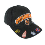 NHL (American Needle) - Original Six Embroidered Team Logos Strapback Hat 1990s OSFA Vintage Retro Hockey