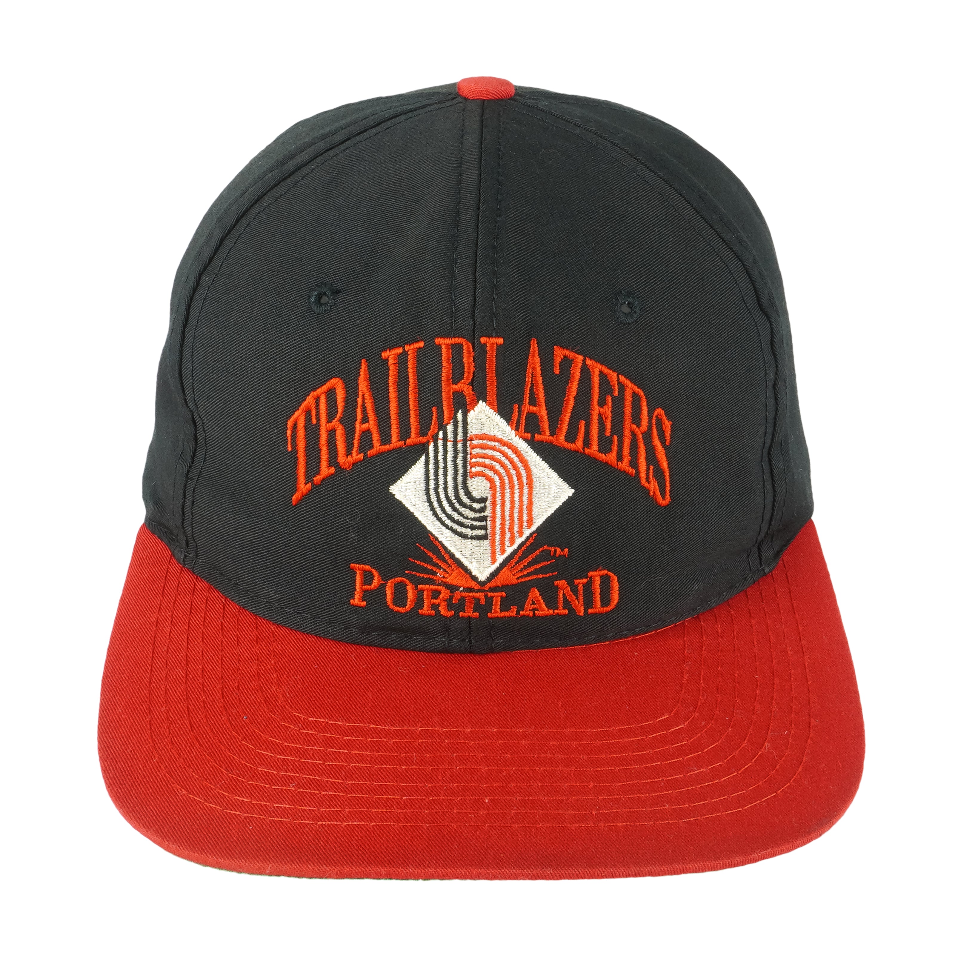 NBA (AJD) - Portland Trail Blazers Embroidered Snapback Hat 1990s OSFA Vintage Retro Basketball