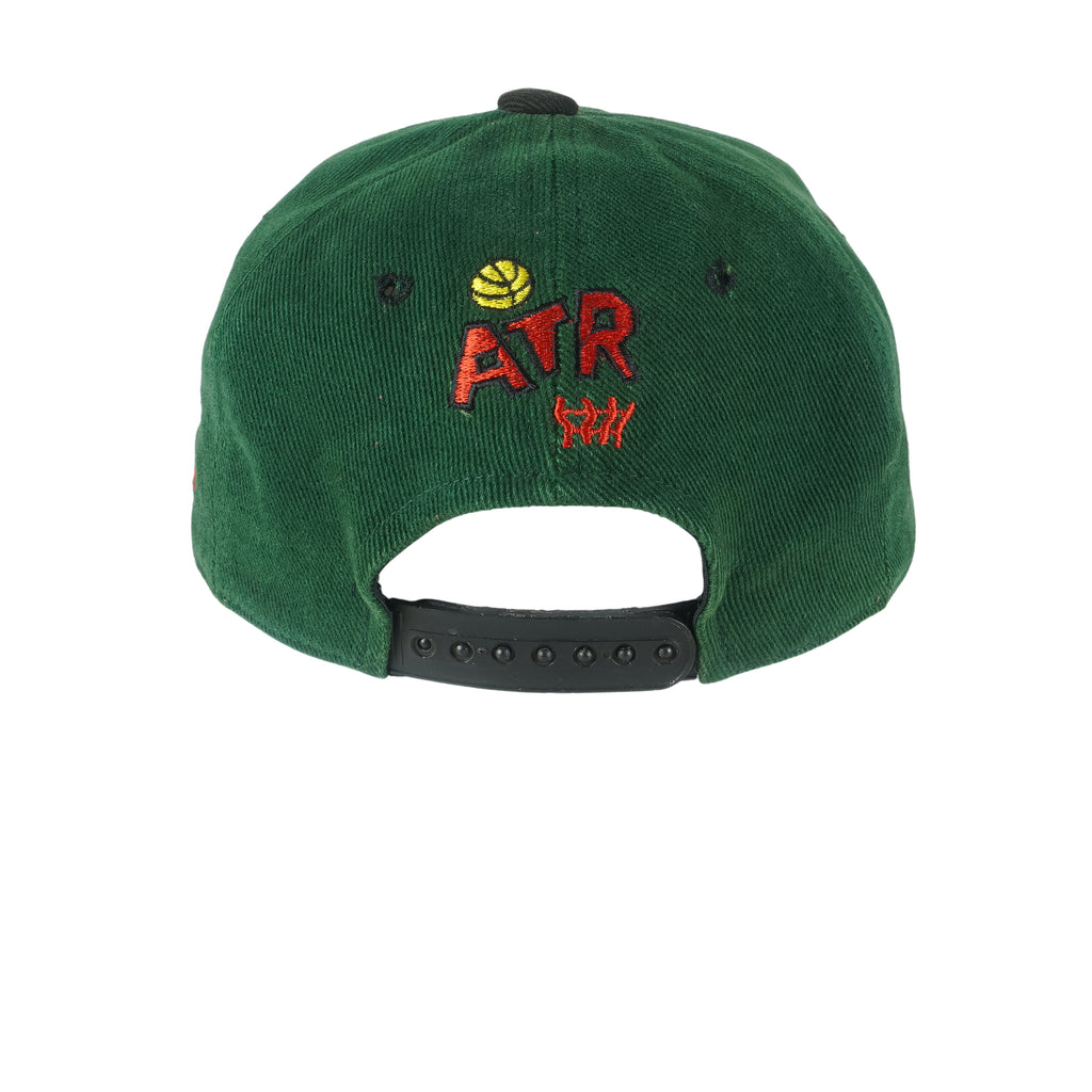 Reebok - Above The Rim Embroidered Snapback Hat 1990s OSFA Vintage Retro