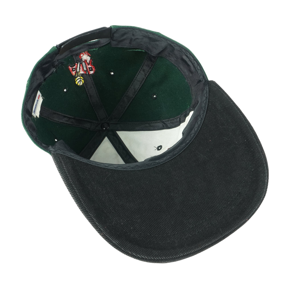 Reebok - Above The Rim Embroidered Snapback Hat 1990s OSFA Vintage Retro