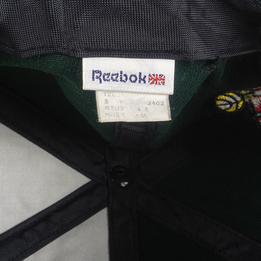Reebok - Above The Rim Embroidered Snapback Hat 1990s OSFA Vintage Retro