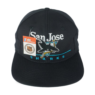 NHL (Twins Enterprise) - San Jose Sharks Deadstock Snapback Hat 1990s OSFA