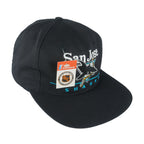 NHL (Twins) - San Jose Sharks Deadstock Snapback Hat 1990s OSFA Vintage Retro Hockey