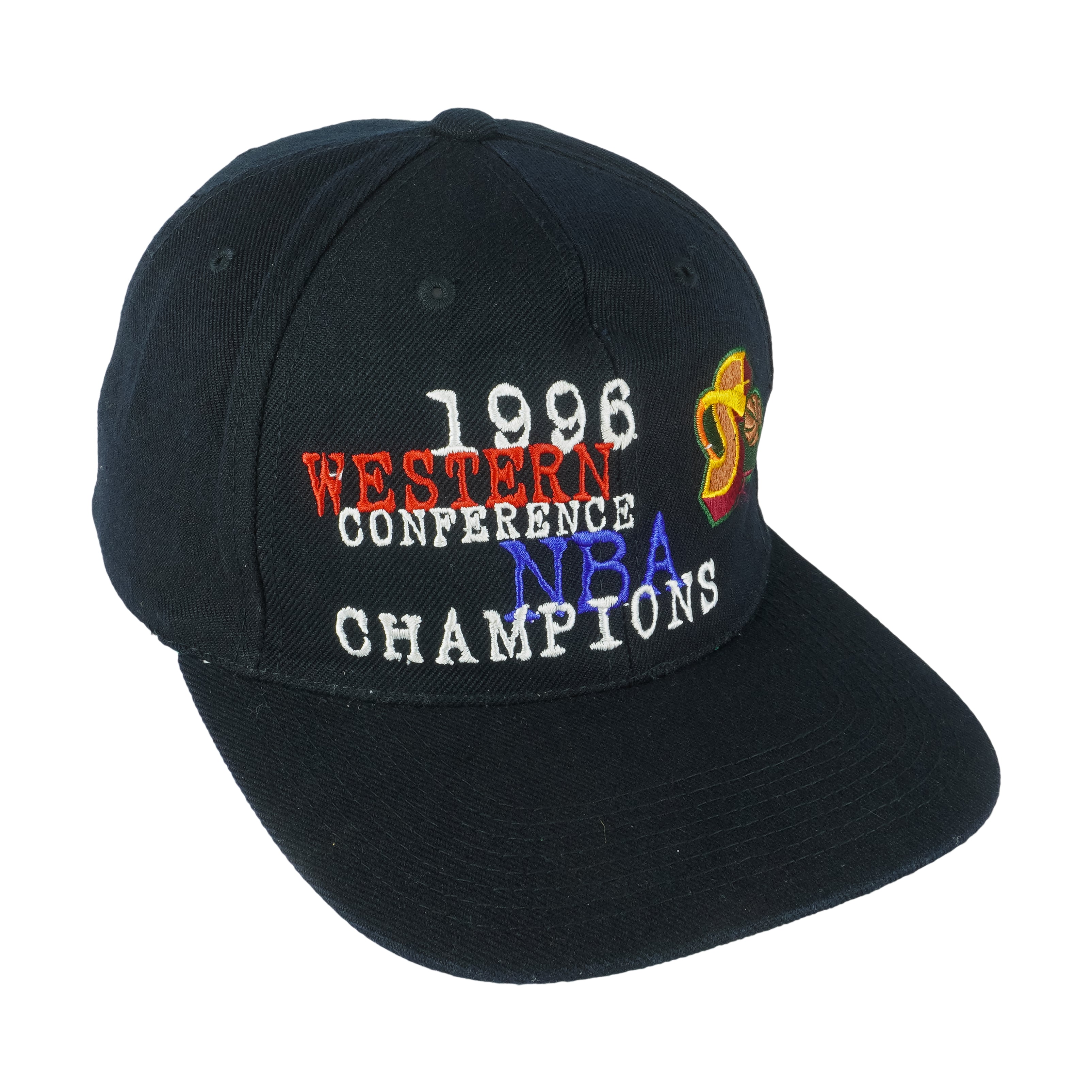Vintage 1996 Chicago Bulls Logo Championship Locker Room Hat