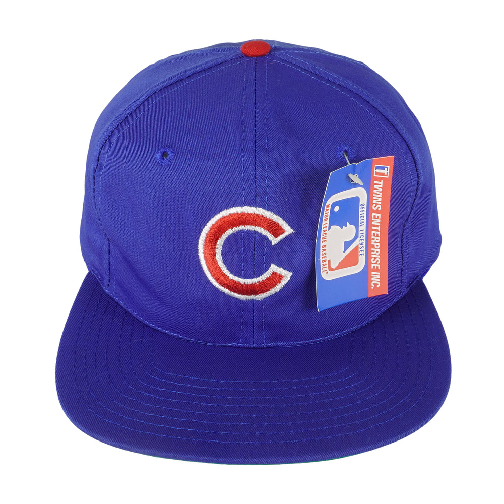 MLB (Twins) - Chicago Cubs Deadstock Snapback Hat 1990s OSFA Vintage Retro Baseball