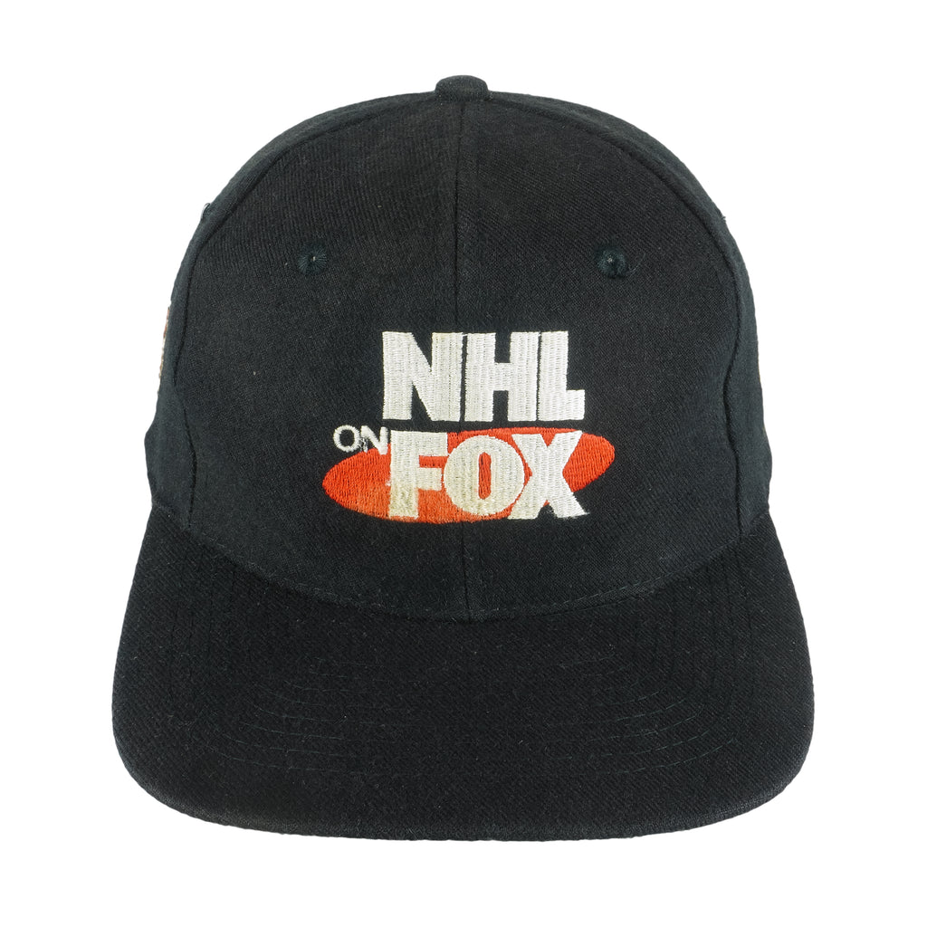 NHL (KC) - NHL On Fox Snapback Hat 1990s OSFA Vintage Retro Hockey