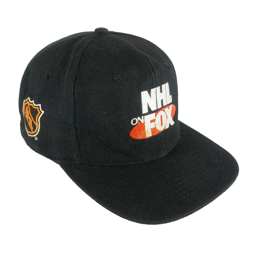 NHL (KC) - NHL On Fox Snapback Hat 1990s OSFA Vintage Retro Hockey