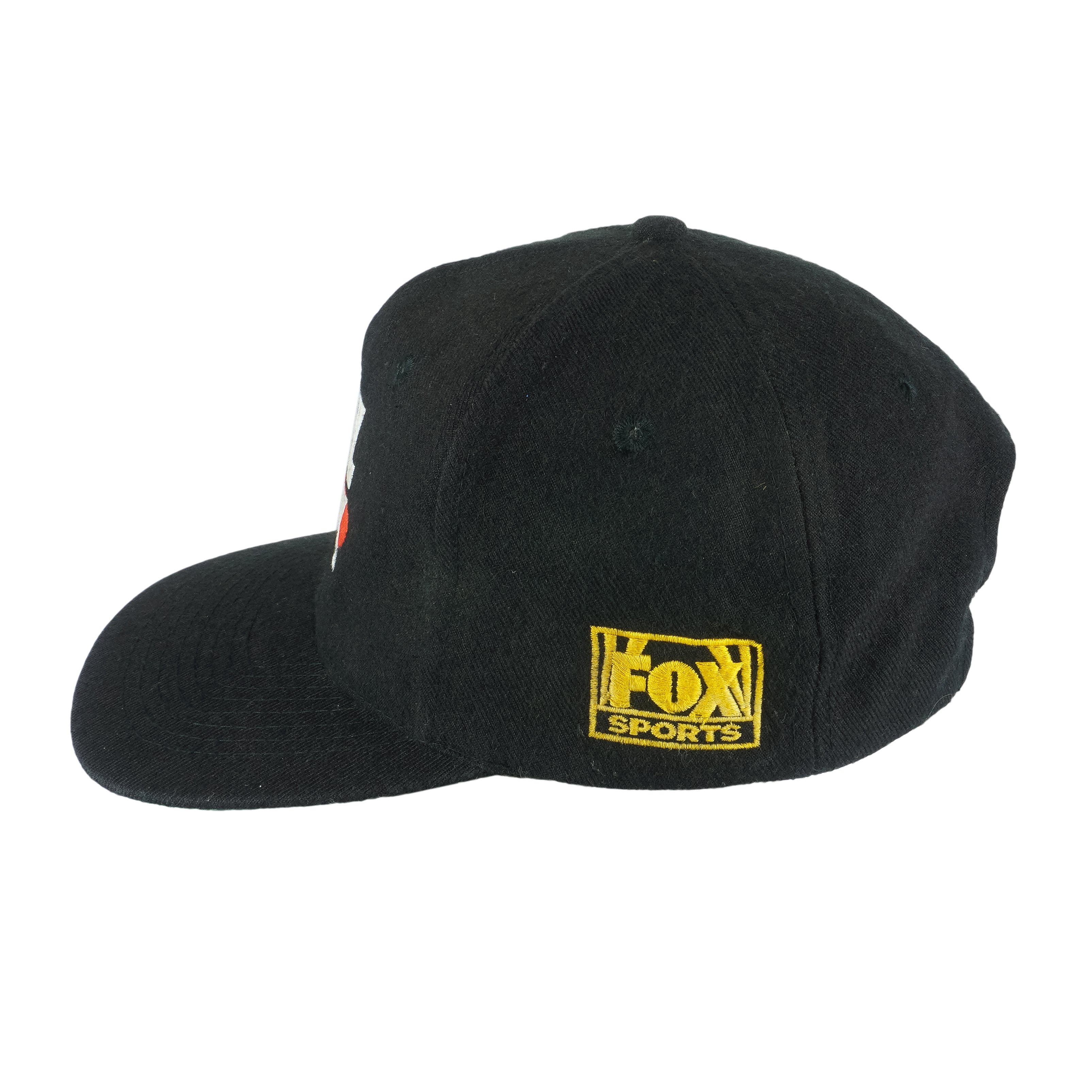 NHL (KC) - NHL On Fox Snapback Hat 1990s OSFA Vintage Retro Hockey