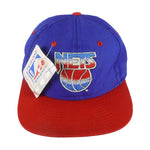 NBA (Competitor) - New Jersey Nets Embroidered Snapback Hat 1990s OSFA