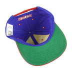 NBA (Competitor) - New Jersey Nets Embroidered Snapback Hat 1990s OSFA Vintage Retro Basketball