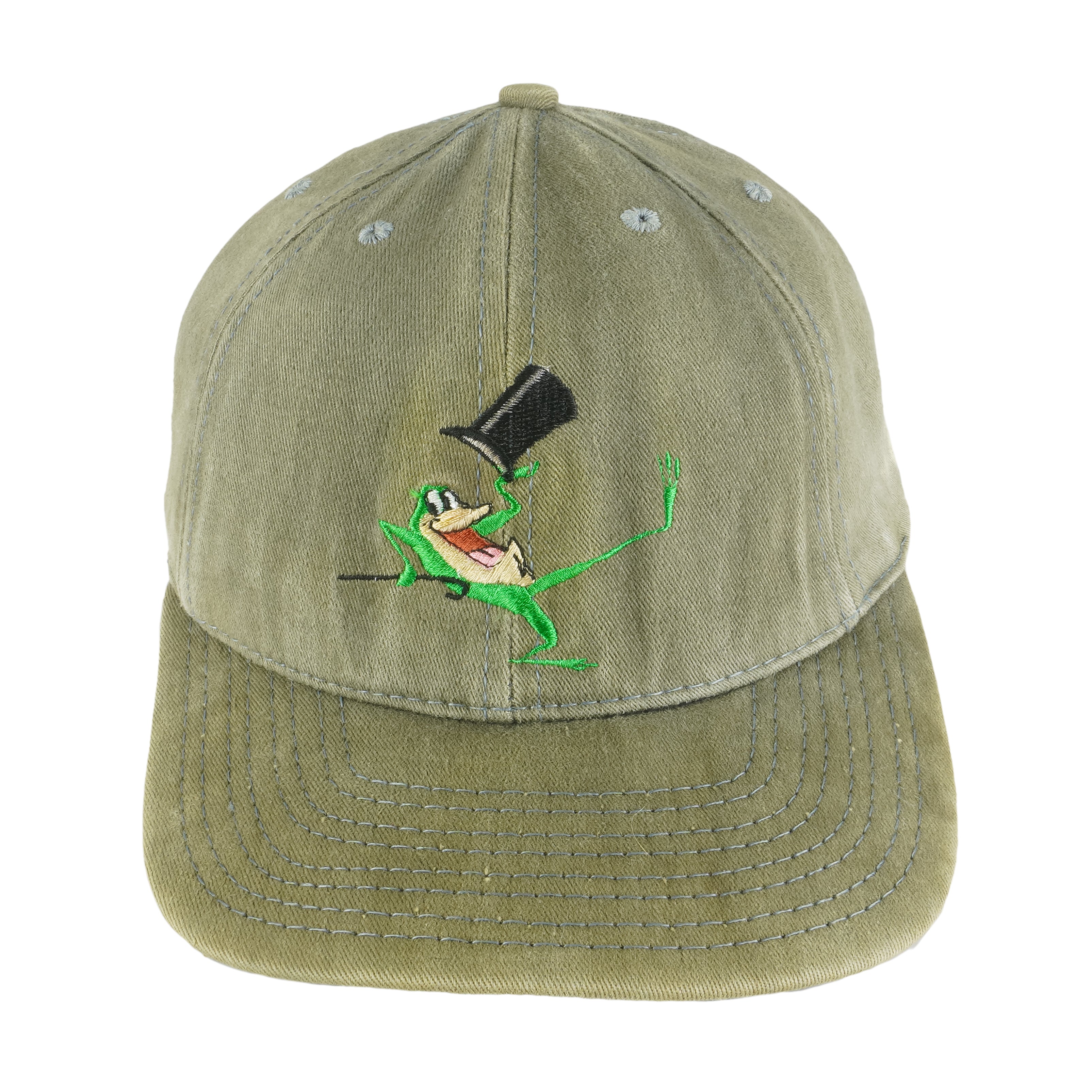 Vintage (Warner Bros) - Michigan J. Frog Embroidered Snapback Hat OSFA Vintage Retro