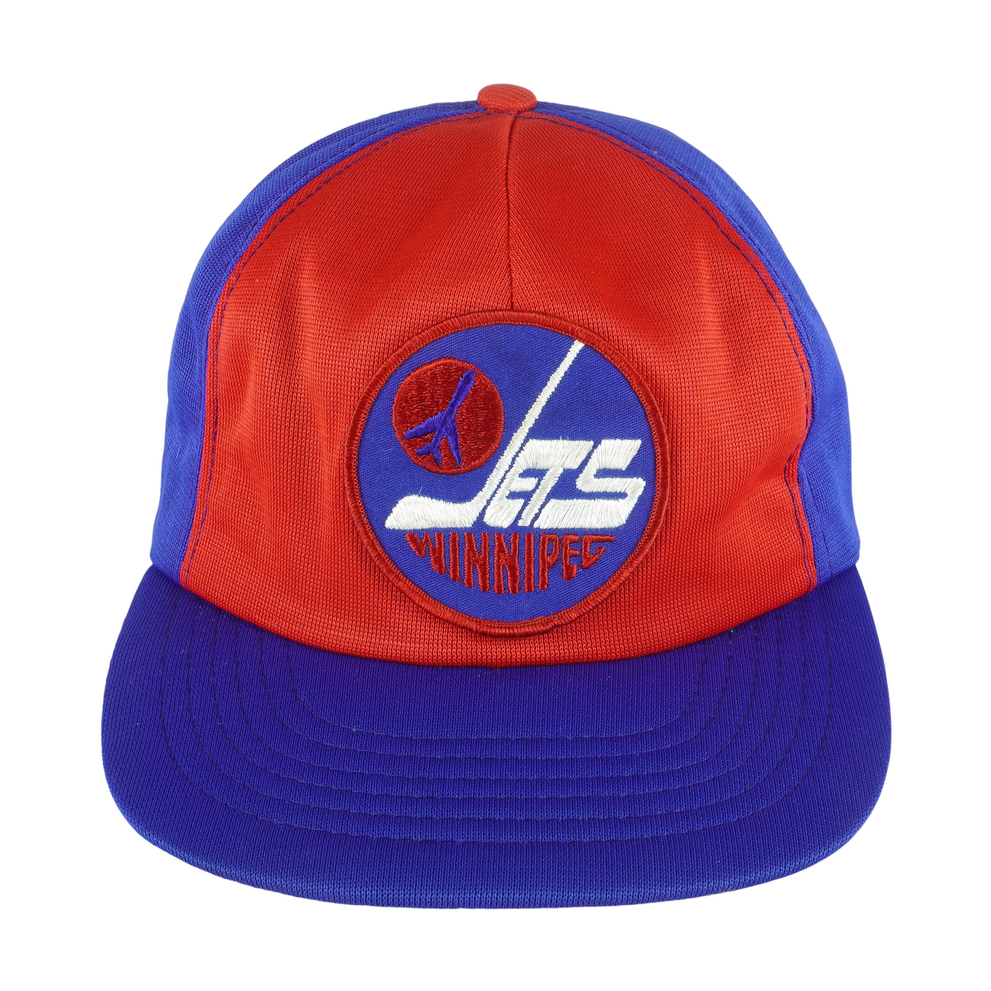NHL (Beco) - Winnipeg Jets Snapback Hat 1990s OSFA Vintage Retro Hockey