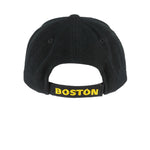 NHL (American Needle) - Boston Bruins 3D Puff Strapback Hat 1990s OSFA Vintage Retro Hockey