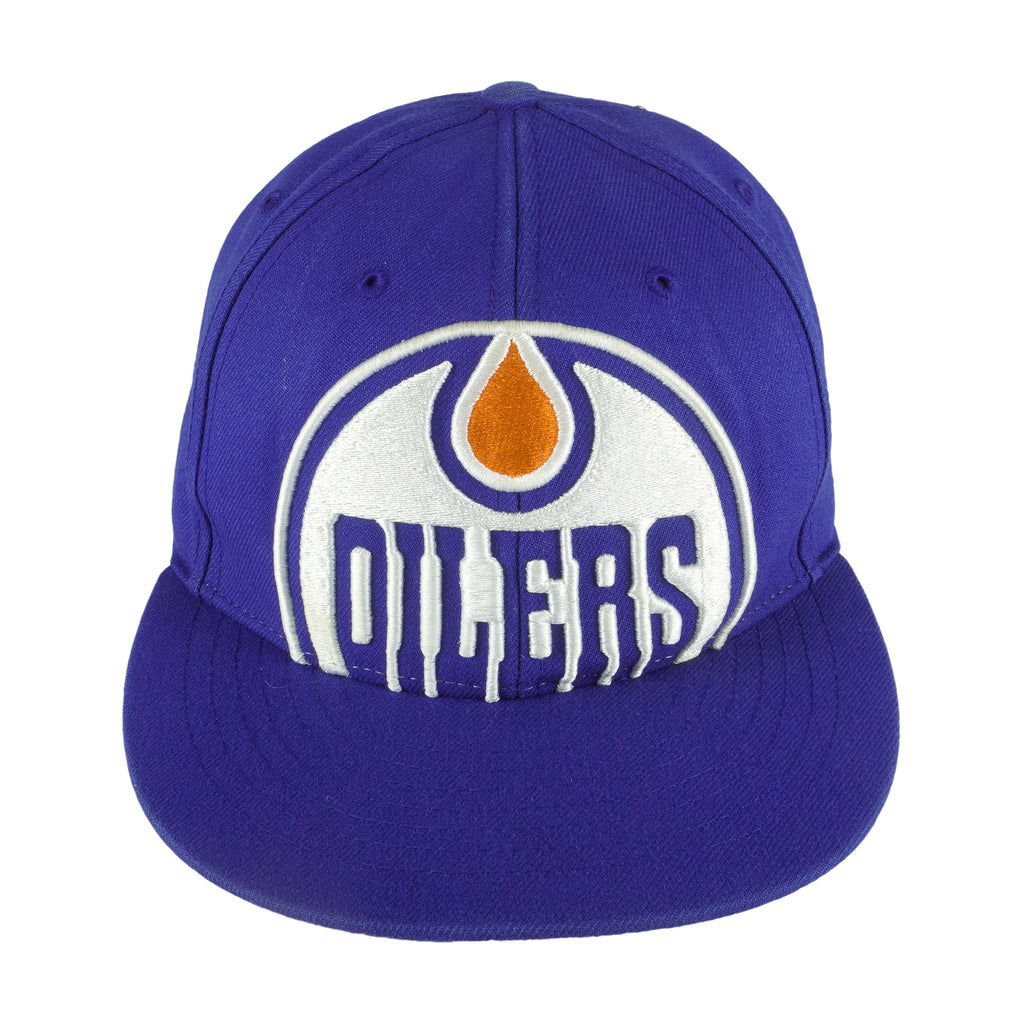 NHL(47 Brand) - Edmonton Oilers Snapback Hat 2000s OSFA Vintage Retro Hockey