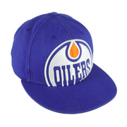 NHL(47 Brand) - Edmonton Oilers Snapback Hat 2000s OSFA Vintage Retro Hockey