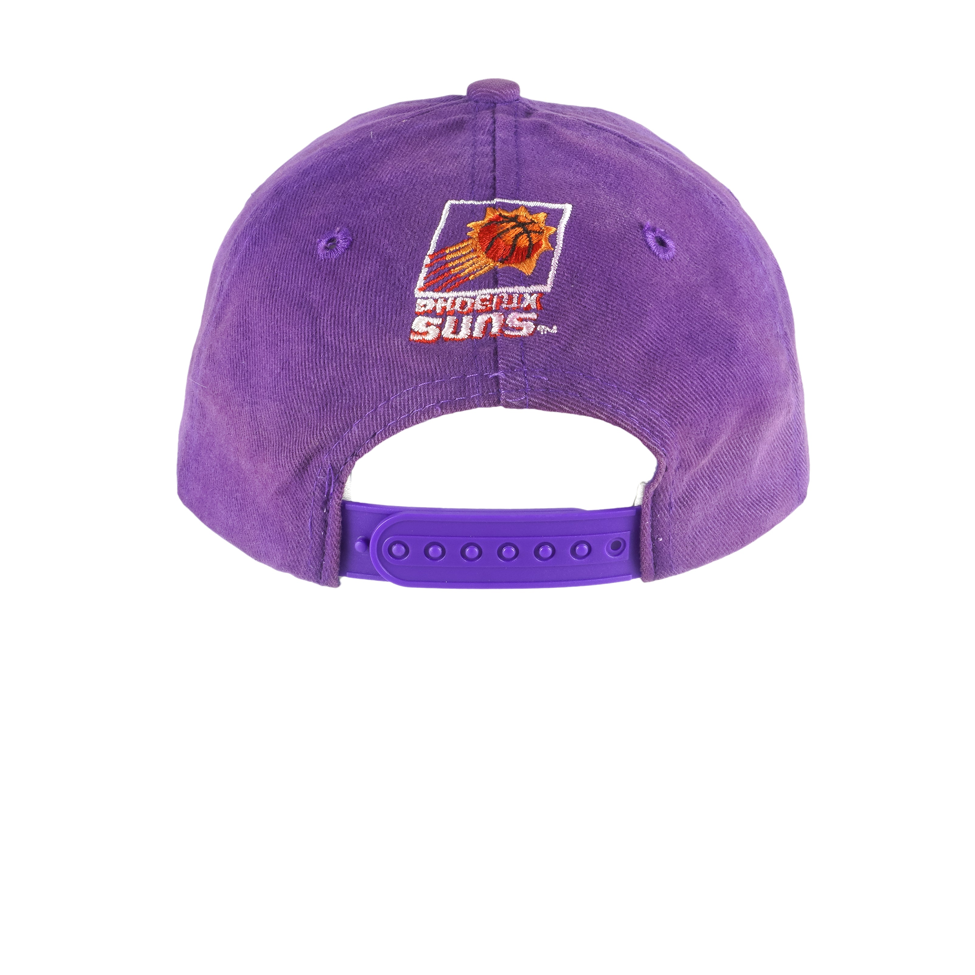 Vintage 90s Phoenix Suns NBA Basketball Hat Purple Embroidered Snapback Cap  | SidelineSwap