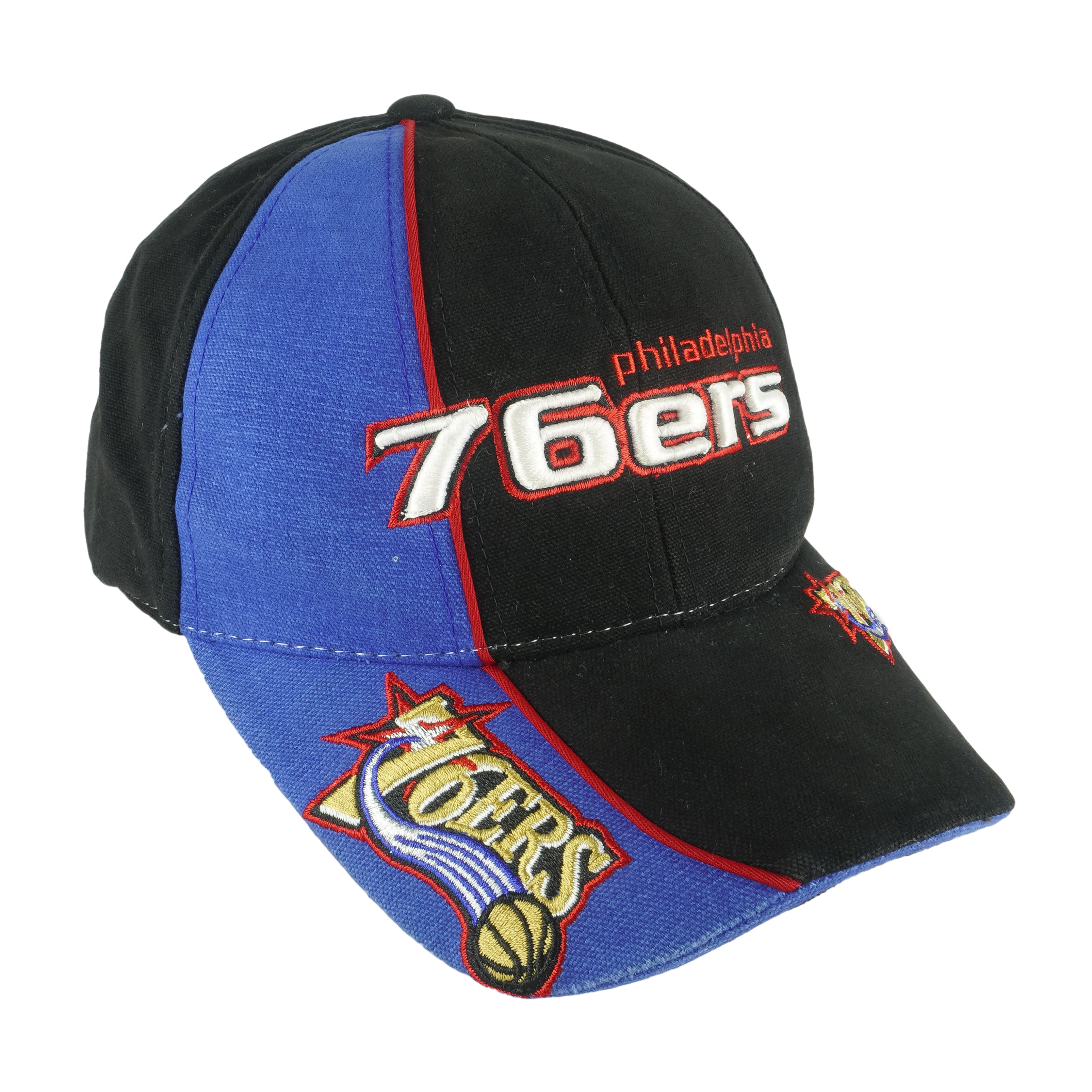 Reebok - Philadelphia 76ers Snapback Hat 2000s OSFA Vintage Retro Basketball