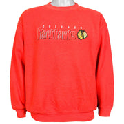 NHL - Chicago Blackhawks Crew Neck Sweatshirt 1990s Medium Vintage Retro Hockey
