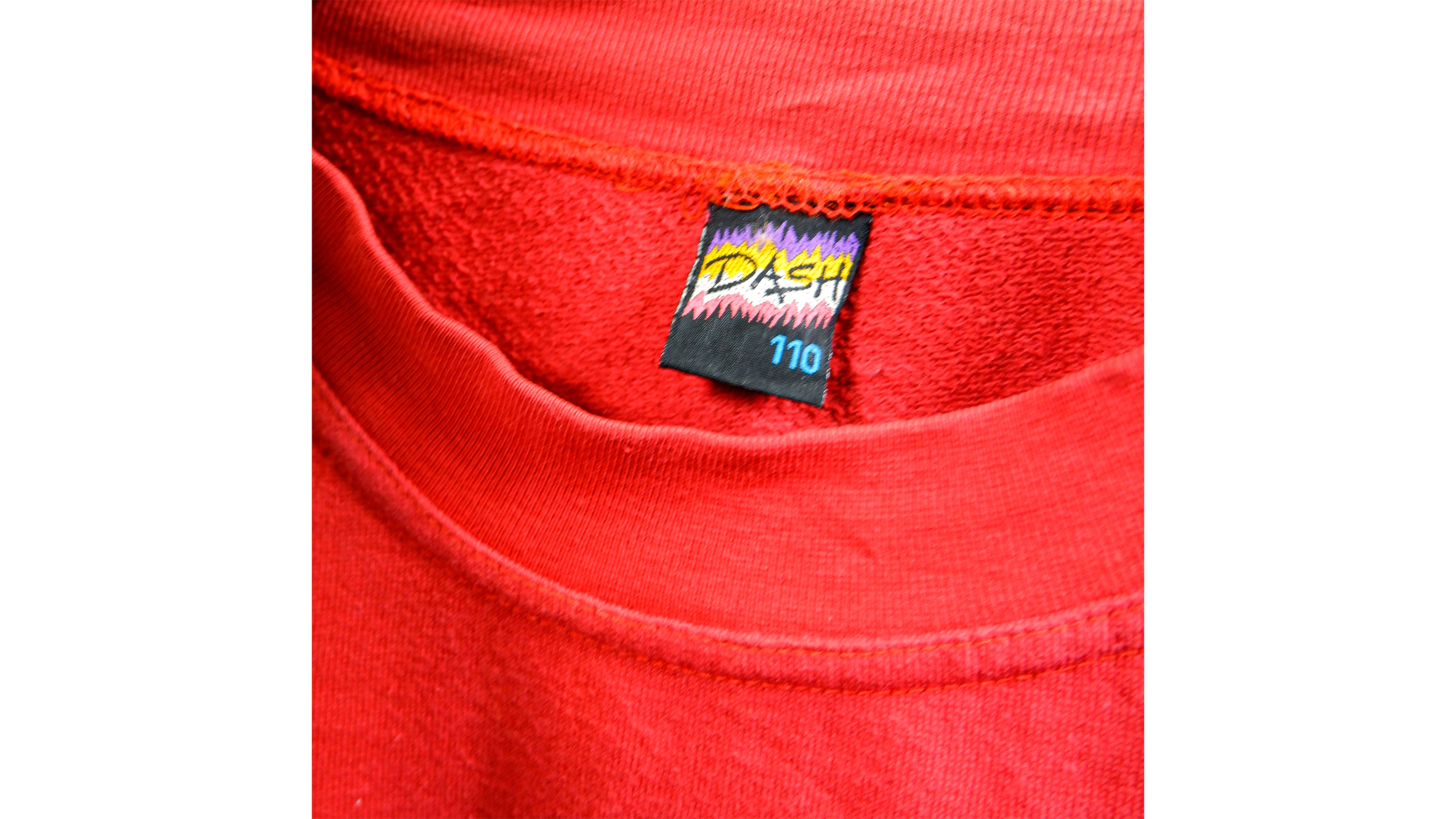 Vintage - Red Dash Africa Screen Crew Neck Sweatshirt Large Vintage Retro