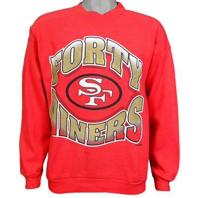 NFL (Hanes) - San Francisco 49ers Big Spell-Out Sweatshirt 1990s Medium