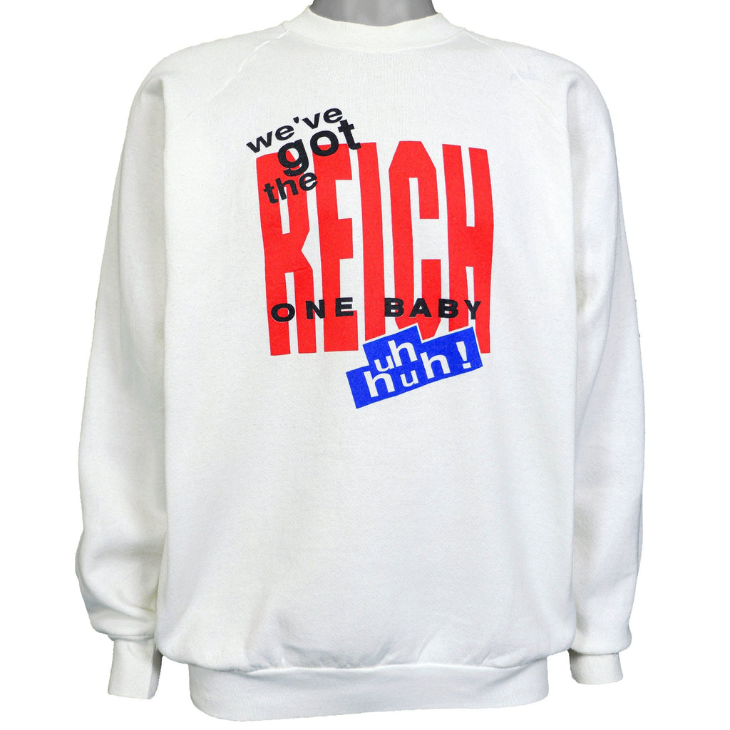 Vintage - White Weve Got the Reich One Baby Sweatshirt Large Vintage Retro