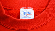 Vintage - Red Semper Fi Forever Crew Neck Sweatshirt 1990s Large Vintage Retro
