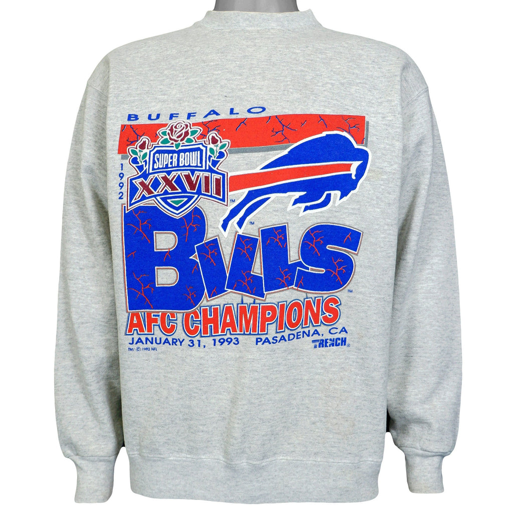 NFL - Buffalo Bills Super Bowl XXVII Sweatshirt 1993 Medium Vintage Retro Football
