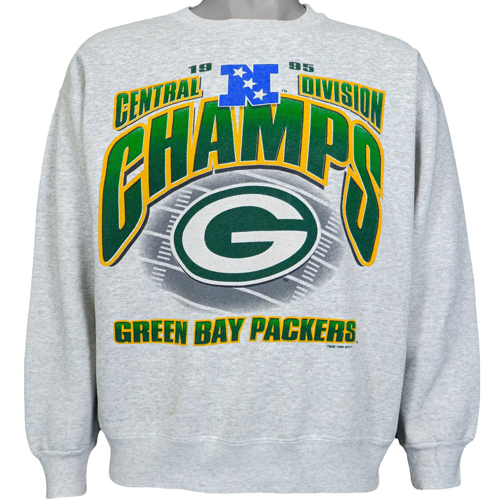 NFL (Hanes) - Green Bay Packers Sweatshirt 1995 Medium Vintage Retro Football