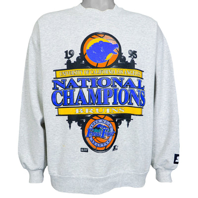 Starter - Grey Bruins National Champion Crew Neck Sweatshirt 1990s X-Large