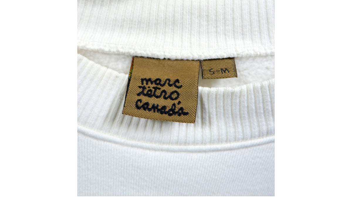 Vintage - White Canada RCMP Sweatshirt Large Vintage Retro