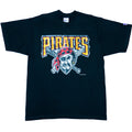MLB(Pro Player) - Black Pittsburgh Pirates T-Shirt 1997 Large Vintage Retro Baseball 