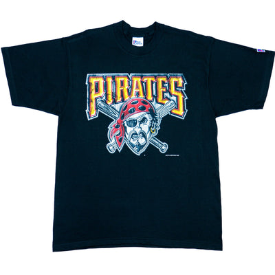MLB (Pro Player) - Black Pittsburgh Pirates T-Shirt 1997 Large