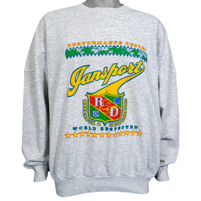Vintage (JanSport) - Research & Development Crew Neck Sweatshirt 1990s X-Large