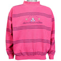 Levis (Dockers) - Pink Stripes Sweatshirt 1990s Large Vintage Retro
