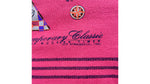Levis (Dockers) - Pink Stripes Sweatshirt 1990s Large Vintage Retro